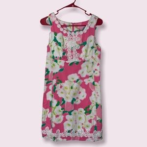Lilly Pulitzer pink floral dress